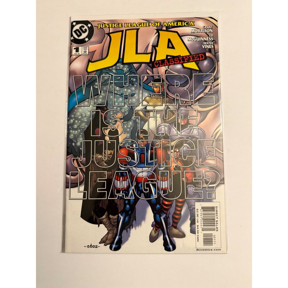 DC Comics JLA Classified 1 Grant‎ Morrison Ed McGuinness Jan 2005 Justice League